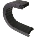 Igus Cable Trunking Black, 168mm Width x 64mm Depth, Length 1m, Minimum Bend Radius 200mm, Igumid GLW R167 W168mm