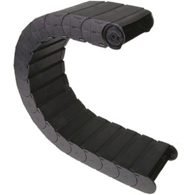 Igus Cable Trunking Black, 168mm Width x 64mm Depth, Length 1m, Minimum Bend Radius 200mm, Igumid GLW R167 W168mm