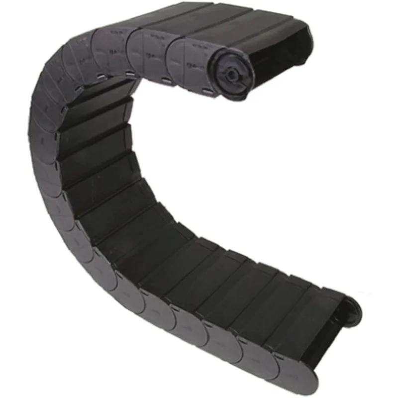 Igus Cable Trunking Black, 168mm Width x 64mm Depth, Length 1m, Minimum Bend Radius 200mm, Igumid GLW R167 W168mm