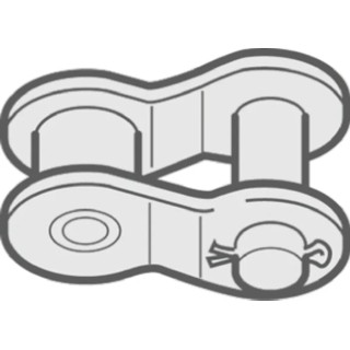 Renold Roller Roller Chain Link Riveted Pin Type ISO 606 European BS ANSI Standards 16B1S12