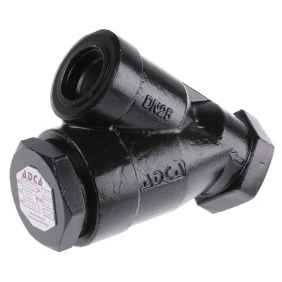 RS PRO Carbon Steel Y Strainer 1 in Connection Size for Air Oil Water 720-9311