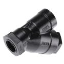 RS PRO Carbon Steel Y Strainer 1 in Connection Size for Air Oil Water 720-9311