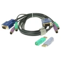 Adder 1 Port 1 Displays PS2 VGA KVM Switch 1600 x 1200 pixel Maximum Resolution AL-IPEPS