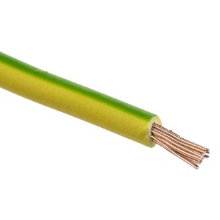 Lapp H07Z-K Series Low Smoke Zero Halogen (LSZH) Yellow, Green 1.5 mm² Hook Up Wire 100 m 4726001