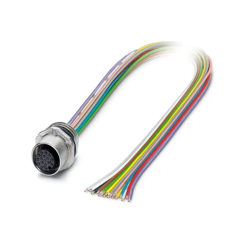 Phoenix Contact Female 17 Way M12 to 17 Way Unterminated Sensor Actuator Cable 500mm 30V 1556294