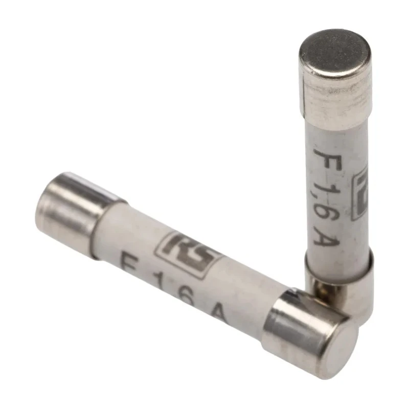 RS PRO 1.6A Fast Acting Ceramic Cartridge Fuse 6.3 x 32 mm 500V ac 721-1588