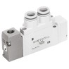 SMC Pneumatic Solenoid Valve Pilot G 1/4 Port Size Aluminium Body Nitrile Rubber Seal SYA7000 Series