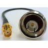 Mobilemark CA120 Series Coaxial Cable Female SMA to Female N Type 50 Ω 3 m