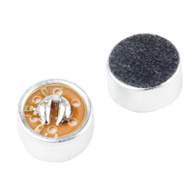 RS PRO Uni-Directional Surface Mount Condenser Microphone 9.7 mm Diameter, -47dB Sensitivity 724-3147