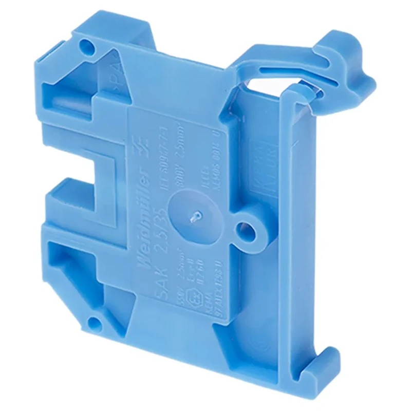Weidmüller SAK Series Feed Through Terminal Block Blue 2.5mm² 1-Level Screw IECEx ATEX 0380480000