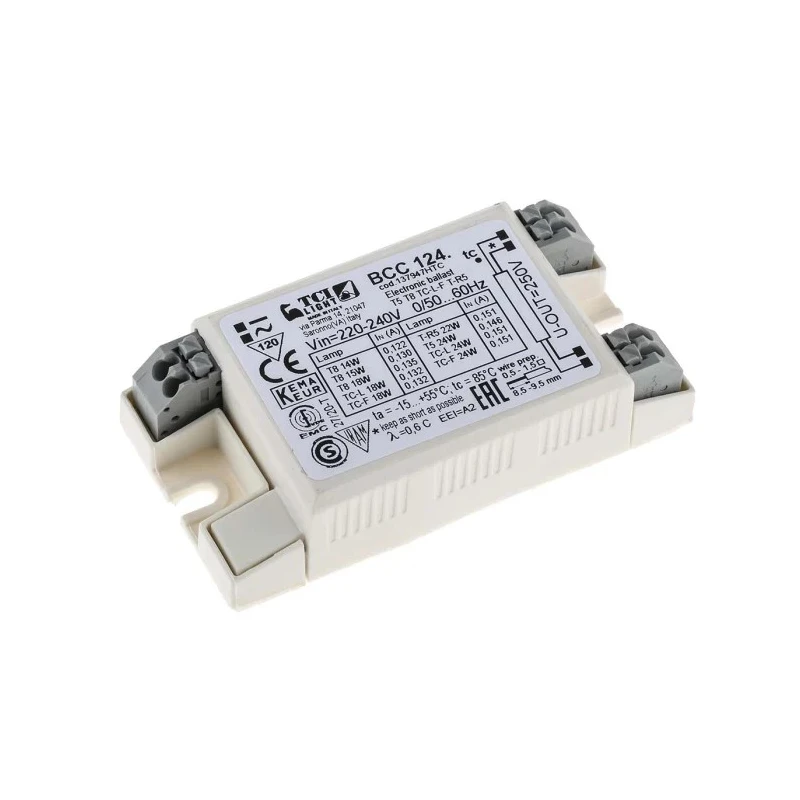 Philips Lighting Electronic Compact Fluorescent Lighting Ballast, 1 Lamp, 220-240 V, 14-24 W, Compact Size 721-0853