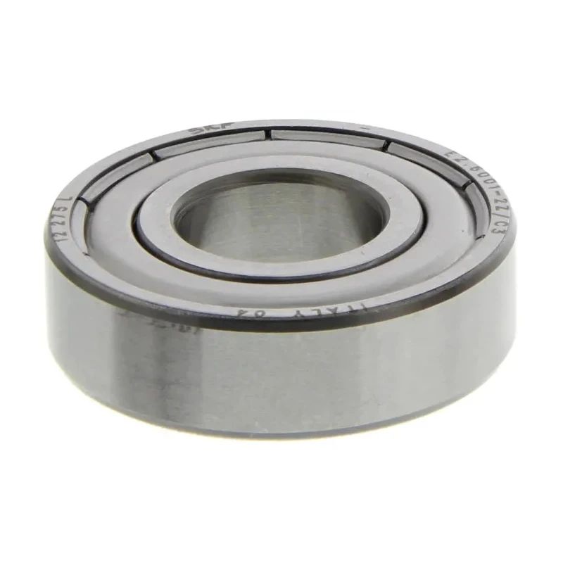 SKF 1 Row Deep Groove Ball Bearing 12 mm ID 28 mm OD, Shielded, Non-Metallic Cage, C3 Clearance E2.6001-2Z/C3
