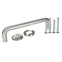 RS PRO Stainless Steel Silver Arch Shape Door Handle 64.5 mm Height, 244 mm Length 726-4185