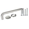 RS PRO Stainless Steel Silver Arch Shape Door Handle 64.5 mm Height, 244 mm Length 726-4185