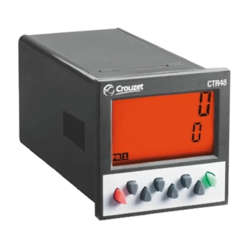 Crouzet 6 Digit Multifunction LCD Counter with Manual Reset, 40 KHz Input Frequency CTR48