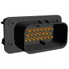 TE Connectivity Ampseal Automotive Connector Male Black Panel Mount 23 Way Solder Termination 1-776200-1