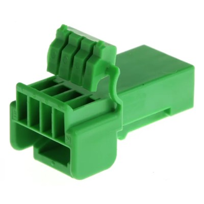 JAE Automotive Connector Female Green Cable 4 Way Crimp Termination IL-AG5-4S-S3C1