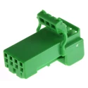 JAE Automotive Connector Female Green Cable 4 Way Crimp Termination IL-AG5-4S-S3C1