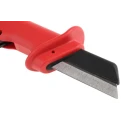 Knipex Cable Knife with Replaceable Blade VDE 1000V Approved, 190mm Overall Length, 50mm Stainless Steel Blade 98 56