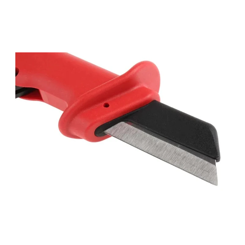 Knipex Cable Knife with Replaceable Blade VDE 1000V Approved, 190mm Overall Length, 50mm Stainless Steel Blade 98 56