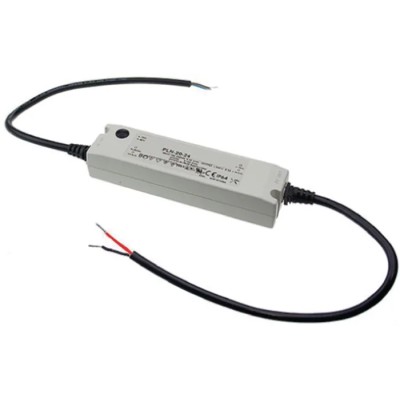 MEAN WELL  IP64 Waterproof 1 Output LED Driver 24V 19.2W 0.8A Constant Voltage AC-DC Encapsulated IP64 IP Rated Driver