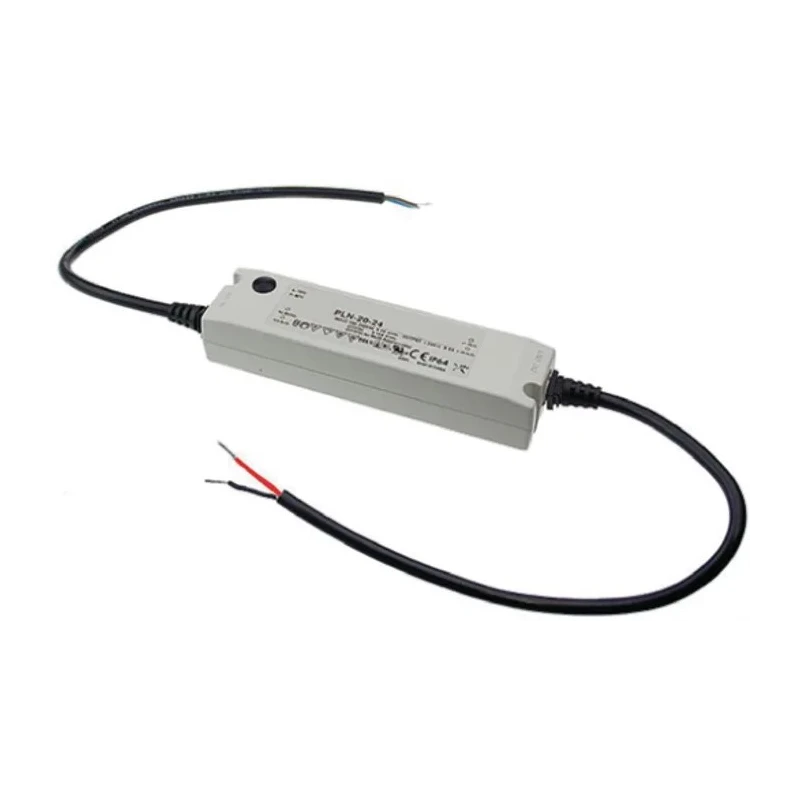 MEAN WELL  IP64 Waterproof 1 Output LED Driver 24V 19.2W 0.8A Constant Voltage AC-DC Encapsulated IP64 IP Rated Driver