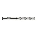 Dormer End Mill 6 mm Cutter Cobalt High Speed Steel 6 mm Shank 24 mm Cut Length C2736.0