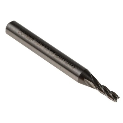 Dormer Cobalt High Speed Steel End Mill, 3 mm Cutter Diameter, 8 mm Cut Length, 6 mm Weldon Shank, Helical Flute C2473.0
