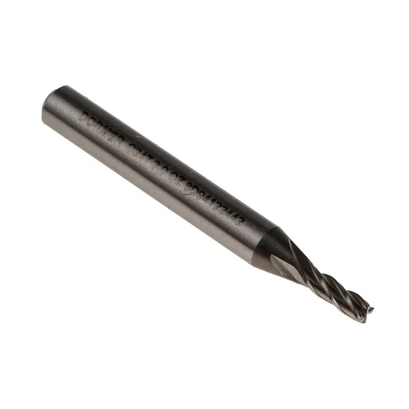 Dormer Cobalt High Speed Steel End Mill, 3 mm Cutter Diameter, 8 mm Cut Length, 6 mm Weldon Shank, Helical Flute C2473.0