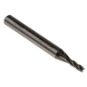 Dormer Cobalt High Speed Steel End Mill, 3 mm Cutter Diameter, 8 mm Cut Length, 6 mm Weldon Shank, Helical Flute C2473.0