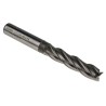 Dormer High Speed Steel End Mill, Weldon Shank, Helical Flute, Centre Cutting, 2 mm Cut Length C27312.0