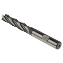 Dormer High Speed Steel End Mill, Weldon Shank, Helical Flute, Centre Cutting, 2 mm Cut Length C27312.0