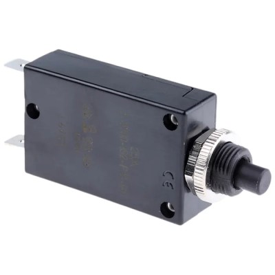 ETA Thermal Circuit Breaker 25A Current Rating 1-Pole Panel Mount 2-5700-IG2-P10-DD-000040-25A