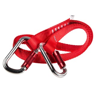 Certex Bridon Lifting Systems 1 m Work Positioning Lanyard with Twist Lock Snap Hook 09A0104