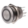 Bulgin Illuminated Momentary Push Button Switch Panel Mount 24 V DC 50mA SPST Green LED MPI002
