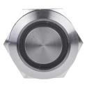 Bulgin Illuminated Momentary Push Button Switch Panel Mount SPST Green LED IP66 24V DC MPI002