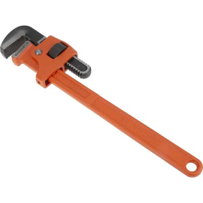 Bahco 50 mm Jaw Capacity Pipe Wrench, 457mm Overall Length, Chrome Finish, Steel Metal Handle 361-18