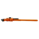 Bahco 50 mm Jaw Capacity Pipe Wrench, 457mm Overall Length, Chrome Finish, Steel Metal Handle 361-18