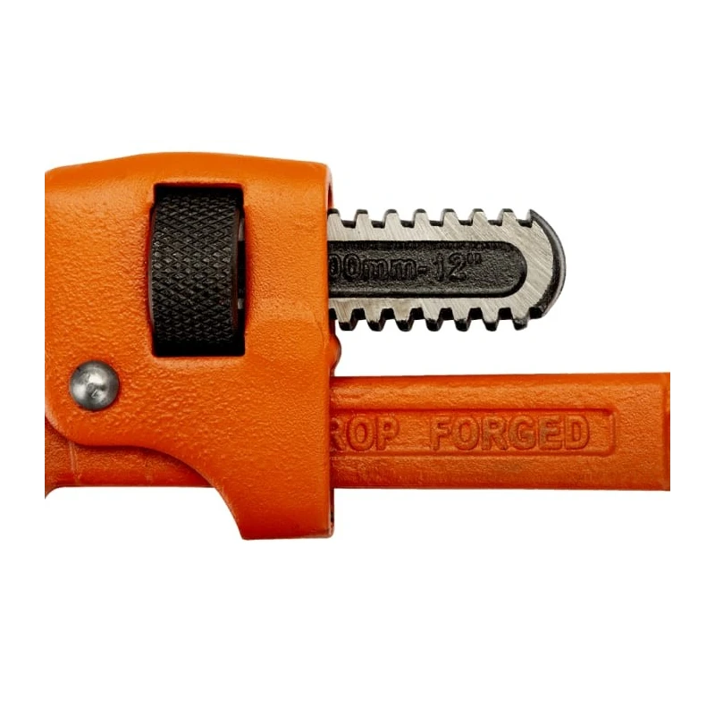 Bahco 50 mm Jaw Capacity Pipe Wrench, 457mm Overall Length, Chrome Finish, Steel Metal Handle 361-18