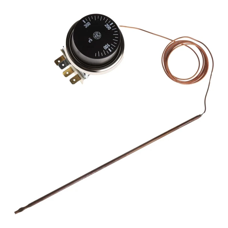 Altecnic Capillary Thermostat, Closes at 50 °C, 330 °C Max, Automatic Reset, SPDT, 16 A, Panel Mount 733-4729