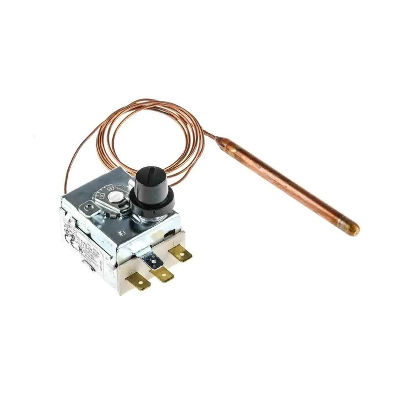 Altecnic Capillary Thermostat, Closes at 110 °C, Automatic Reset, SPDT Switch, 16 A, Panel Mount 733-4735