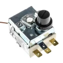 Altecnic Capillary Thermostat, Closes at 110 °C, Automatic Reset, SPDT Switch, 16 A, Panel Mount 733-4735