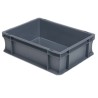 RS PRO 10L Grey Polypropylene Euro Containers 120mm x 300mm x 400mm 725-9158