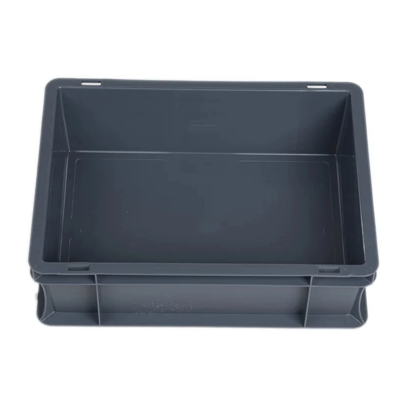 RS PRO 10L Grey Polypropylene Euro Containers 120mm x 300mm x 400mm 725-9158