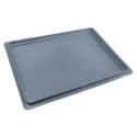RS PRO Grey Polypropylene Storage Box Lid 400 mm x 300 mm x 19 mm 725-9164
