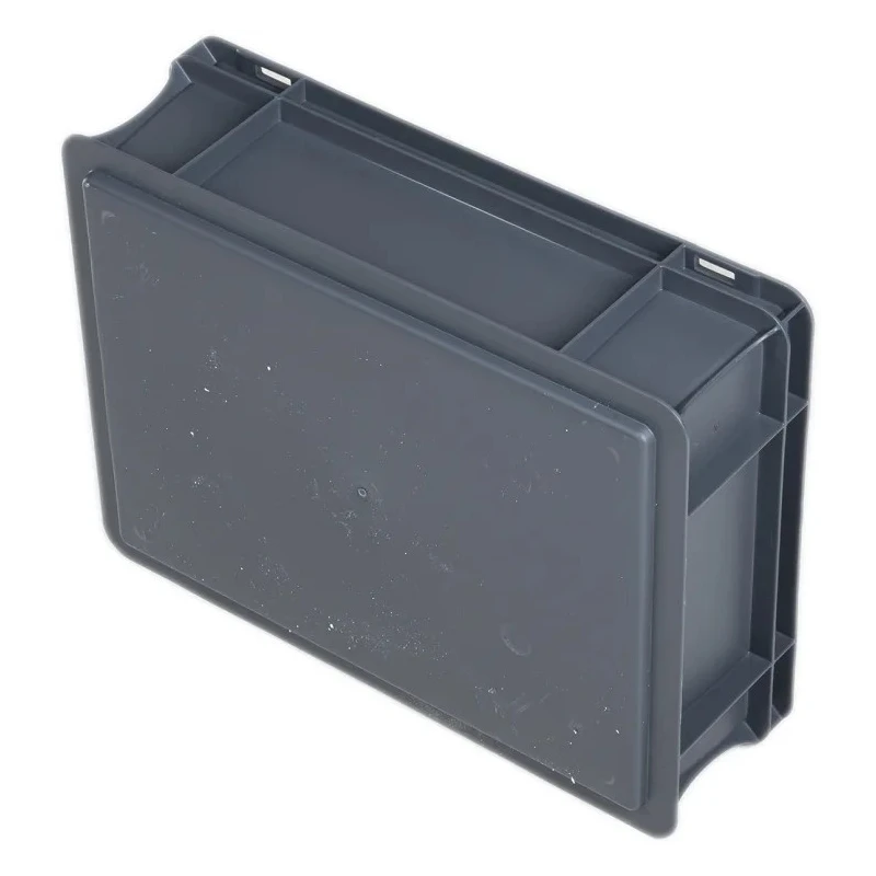 RS PRO 10L Grey Polypropylene Euro Containers 120mm x 300mm x 400mm 725-9158