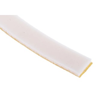 RS PRO White Silicone Foam Tape 15mm Width x 6m Length x 3.2mm Thickness Acrylic Adhesive 733-6804