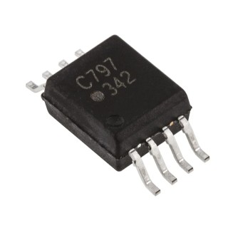 Broadcom Delta Sigma 1-Bit Analogue to Digital Converter ADC, Surface Mount, 8-Pin SSOP ACPL-C797-000E