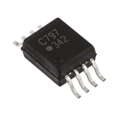 Broadcom Delta Sigma 1-Bit Analogue to Digital Converter ADC, Surface Mount, 8-Pin SSOP ACPL-C797-000E