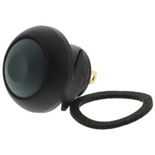 RS PRO Miniature Push Button Switch Momentary Panel Mount SPST Green LED IP67 50V DC 32V AC 734-6700